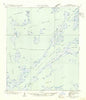 Oak Mound Bayou Louisiana Historical topographic map, 1:31680 scale, 7.5 X 7.5 Minute, Year 1954