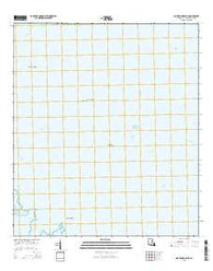 Oak Mound Bayou Louisiana Current topographic map, 1:24000 scale, 7.5 X 7.5 Minute, Year 2015