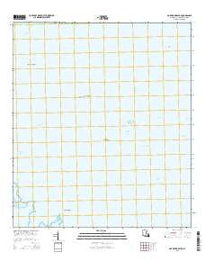 Oak Mound Bayou Louisiana Current topographic map, 1:24000 scale, 7.5 X 7.5 Minute, Year 2015