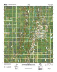 Oakdale Louisiana Historical topographic map, 1:24000 scale, 7.5 X 7.5 Minute, Year 2012