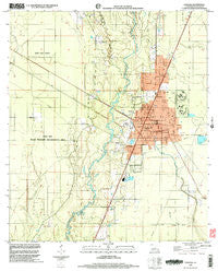 Oakdale Louisiana Historical topographic map, 1:24000 scale, 7.5 X 7.5 Minute, Year 1998