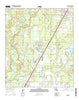 Oberlin Louisiana Current topographic map, 1:24000 scale, 7.5 X 7.5 Minute, Year 2015