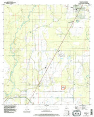 Oberlin Louisiana Historical topographic map, 1:24000 scale, 7.5 X 7.5 Minute, Year 1994
