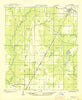 Oberlin Louisiana Historical topographic map, 1:31680 scale, 7.5 X 7.5 Minute, Year 1947