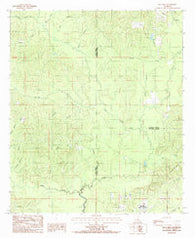 Olla West Louisiana Historical topographic map, 1:24000 scale, 7.5 X 7.5 Minute, Year 1984