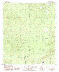 Olla West Louisiana Historical topographic map, 1:24000 scale, 7.5 X 7.5 Minute, Year 1984