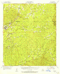 Olla Louisiana Historical topographic map, 1:62500 scale, 15 X 15 Minute, Year 1955