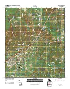 Olla East Louisiana Historical topographic map, 1:24000 scale, 7.5 X 7.5 Minute, Year 2012