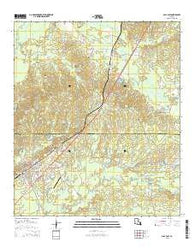 Olla East Louisiana Current topographic map, 1:24000 scale, 7.5 X 7.5 Minute, Year 2015
