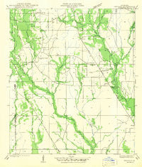 Onville Louisiana Historical topographic map, 1:31680 scale, 7.5 X 7.5 Minute, Year 1942