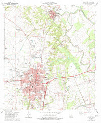 Opelousas Louisiana Historical topographic map, 1:24000 scale, 7.5 X 7.5 Minute, Year 1983
