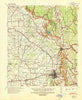 Opelousas Louisiana Historical topographic map, 1:62500 scale, 15 X 15 Minute, Year 1939