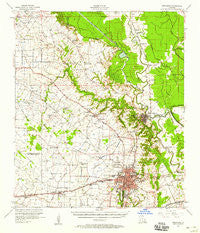Opelousas Louisiana Historical topographic map, 1:62500 scale, 15 X 15 Minute, Year 1957
