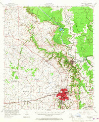 Opelousas Louisiana Historical topographic map, 1:62500 scale, 15 X 15 Minute, Year 1957