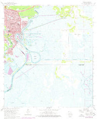 Orange Texas Historical topographic map, 1:24000 scale, 7.5 X 7.5 Minute, Year 1960