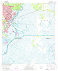 Orange Texas Historical topographic map, 1:24000 scale, 7.5 X 7.5 Minute, Year 1960