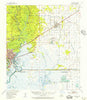 Orange Texas Historical topographic map, 1:62500 scale, 15 X 15 Minute, Year 1955