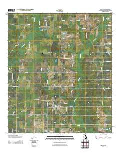 Oretta Louisiana Historical topographic map, 1:24000 scale, 7.5 X 7.5 Minute, Year 2012