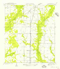 Oretta Louisiana Historical topographic map, 1:31680 scale, 7.5 X 7.5 Minute, Year 1956