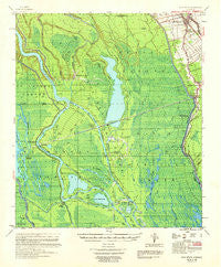 Osca Bayou Louisiana Historical topographic map, 1:62500 scale, 15 X 15 Minute, Year 1959