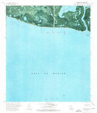 Oyster Bayou Louisiana Historical topographic map, 1:24000 scale, 7.5 X 7.5 Minute, Year 1974
