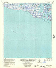 Oyster Bayou Louisiana Historical topographic map, 1:62500 scale, 15 X 15 Minute, Year 1957