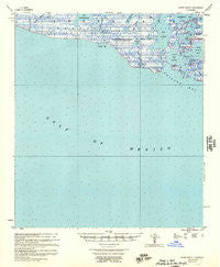 Oyster Bayou Louisiana Historical topographic map, 1:62500 scale, 15 X 15 Minute, Year 1957