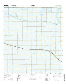 Oyster Bayou Louisiana Current topographic map, 1:24000 scale, 7.5 X 7.5 Minute, Year 2015