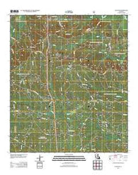 Packton Louisiana Historical topographic map, 1:24000 scale, 7.5 X 7.5 Minute, Year 2012