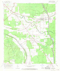Palmetto Louisiana Historical topographic map, 1:24000 scale, 7.5 X 7.5 Minute, Year 1968