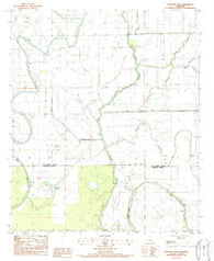 Panther Lake Louisiana Historical topographic map, 1:24000 scale, 7.5 X 7.5 Minute, Year 1987