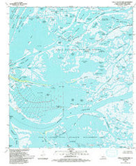 Pass A Loutre West Louisiana Historical topographic map, 1:24000 scale, 7.5 X 7.5 Minute, Year 1993