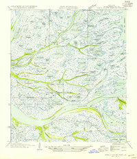 Pass A Loutre West Louisiana Historical topographic map, 1:31680 scale, 7.5 X 7.5 Minute, Year 1954