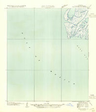 Pass Du Bois Louisiana Historical topographic map, 1:31680 scale, 7.5 X 7.5 Minute, Year 1954
