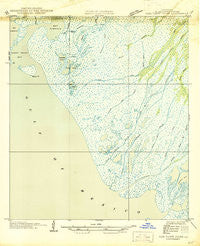 Pass Tante Phine Louisiana Historical topographic map, 1:31680 scale, 7.5 X 7.5 Minute, Year 1946