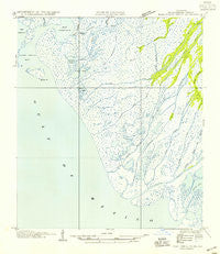 Pass Tante Phine Louisiana Historical topographic map, 1:31680 scale, 7.5 X 7.5 Minute, Year 1954