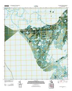 Pass Tante Phine Louisiana Historical topographic map, 1:24000 scale, 7.5 X 7.5 Minute, Year 2012
