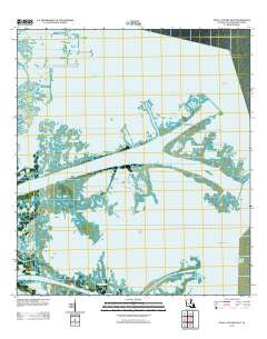 Pass a Loutre East Louisiana Historical topographic map, 1:24000 scale, 7.5 X 7.5 Minute, Year 2012