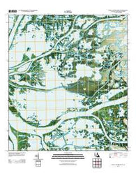 Pass a Loutre West Louisiana Historical topographic map, 1:24000 scale, 7.5 X 7.5 Minute, Year 2012