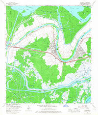 Patterson Louisiana Historical topographic map, 1:24000 scale, 7.5 X 7.5 Minute, Year 1966