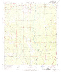 Pawnee Louisiana Historical topographic map, 1:24000 scale, 7.5 X 7.5 Minute, Year 1968