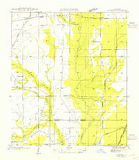 Pawnee Louisiana Historical topographic map, 1:31680 scale, 7.5 X 7.5 Minute, Year 1954