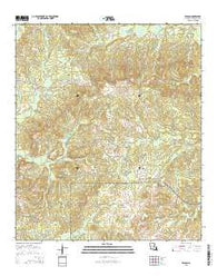 Peason Louisiana Current topographic map, 1:24000 scale, 7.5 X 7.5 Minute, Year 2015