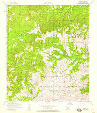 Peason Louisiana Historical topographic map, 1:24000 scale, 7.5 X 7.5 Minute, Year 1954