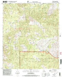 Peason Louisiana Historical topographic map, 1:24000 scale, 7.5 X 7.5 Minute, Year 1998