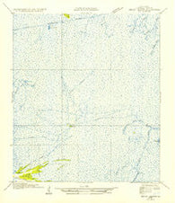 Pecan Island NE Louisiana Historical topographic map, 1:31680 scale, 7.5 X 7.5 Minute, Year 1954