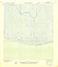 Pecan Island SE Louisiana Historical topographic map, 1:31680 scale, 7.5 X 7.5 Minute, Year 1954