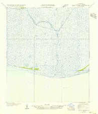 Pecan Island SE Louisiana Historical topographic map, 1:31680 scale, 7.5 X 7.5 Minute, Year 1954