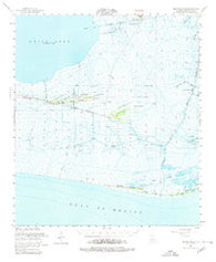 Pecan Island Louisiana Historical topographic map, 1:62500 scale, 15 X 15 Minute, Year 1951