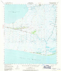 Pecan Island Louisiana Historical topographic map, 1:62500 scale, 15 X 15 Minute, Year 1951